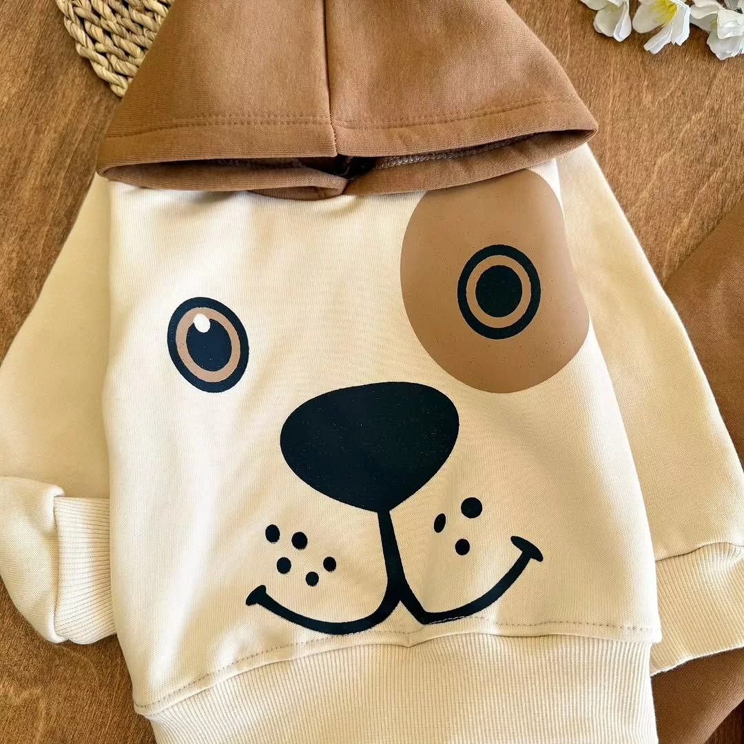 هودی شلوار توکرکی هاپوی چشم قهوه ای کد ۵۲۶۷