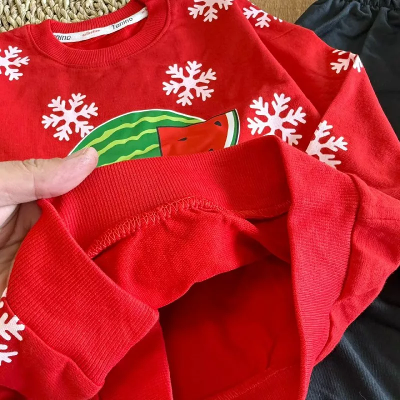 بلوز شلوار برفی هندوانه یلدا سایز ۴۰،۴۵ کد ۵۳۱۹