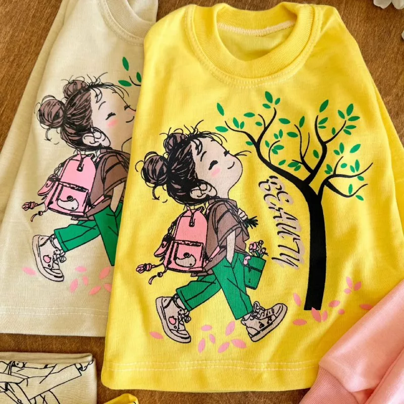 بلوز شلوار دختر و درخت سایز ۴ تا ۶ کد ۵۲۳۴