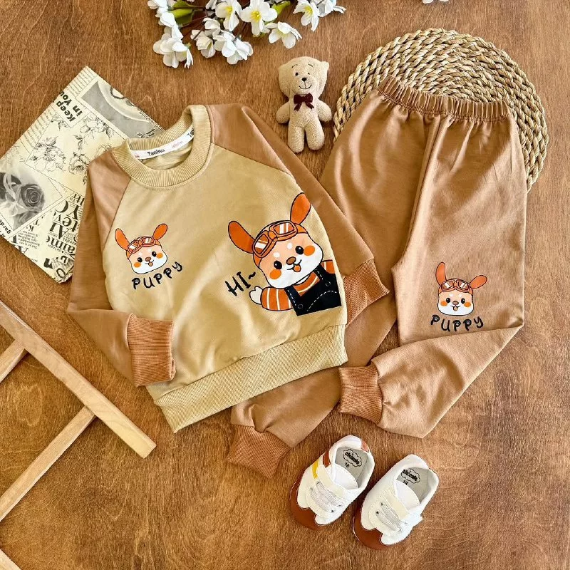 بلوز شلوار خرگوش hi puppy سایز ۳۵ تا ۴۵ کد ۵۳۰۴