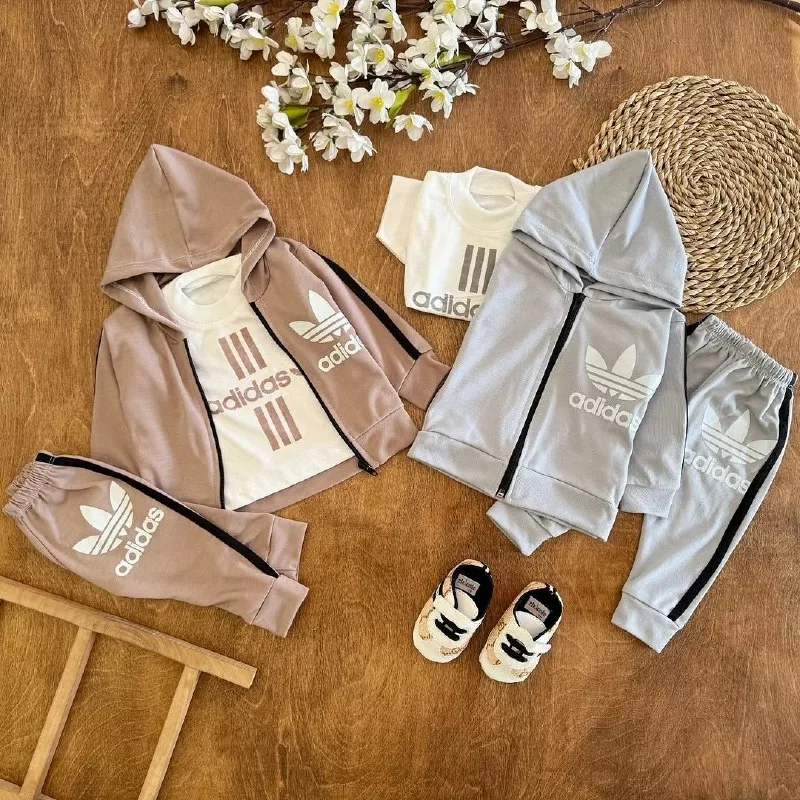 ست ۳ تکه سویشرت شلوار آدیداس کد ۵۳۱۲