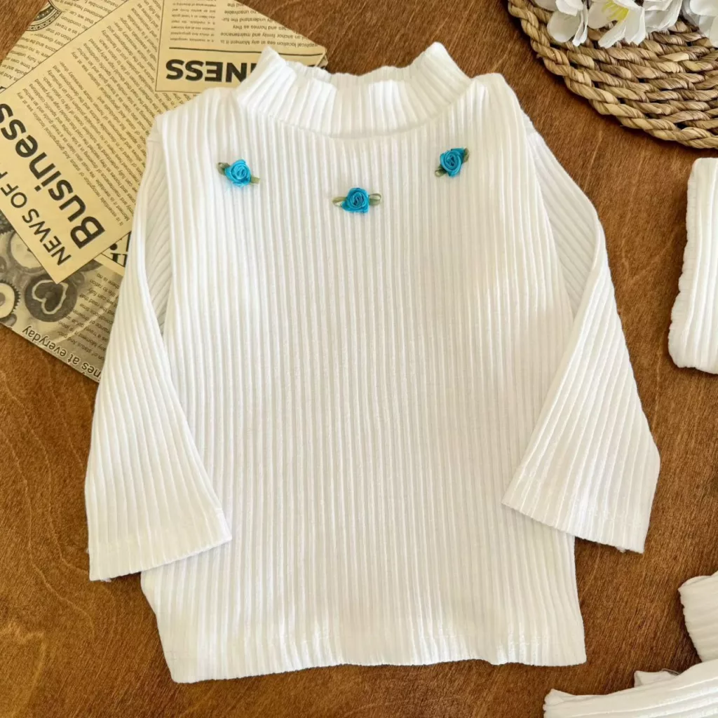 بلوز تک یقه ۳ سانت کبریتی سایز ۴ تا ۶ کد ۵۲۹۶