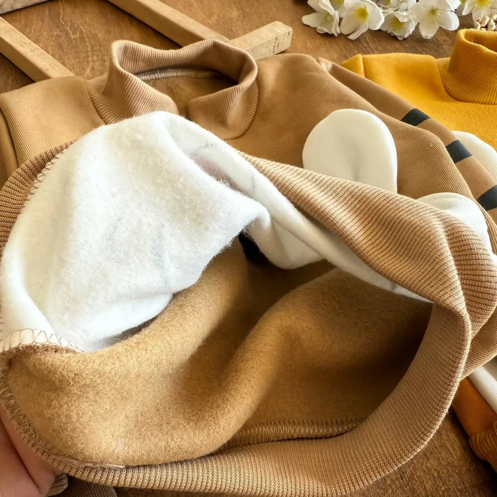 بلوز شلوار نیم زیپ توکرکی ببر گوش دار کد 2514