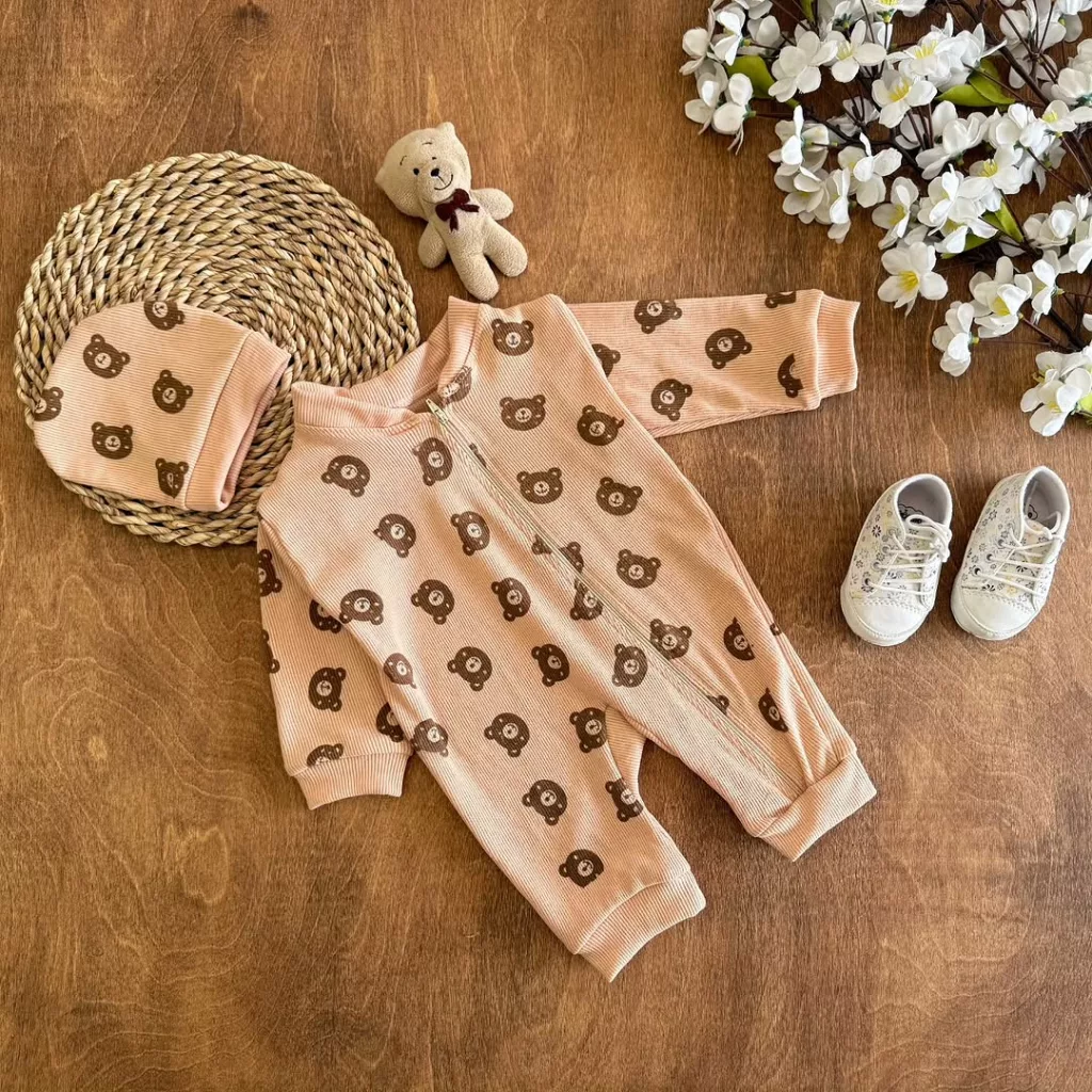 سرهمی کبریتی تمام زیپ خرس کد ۴۷۵۴