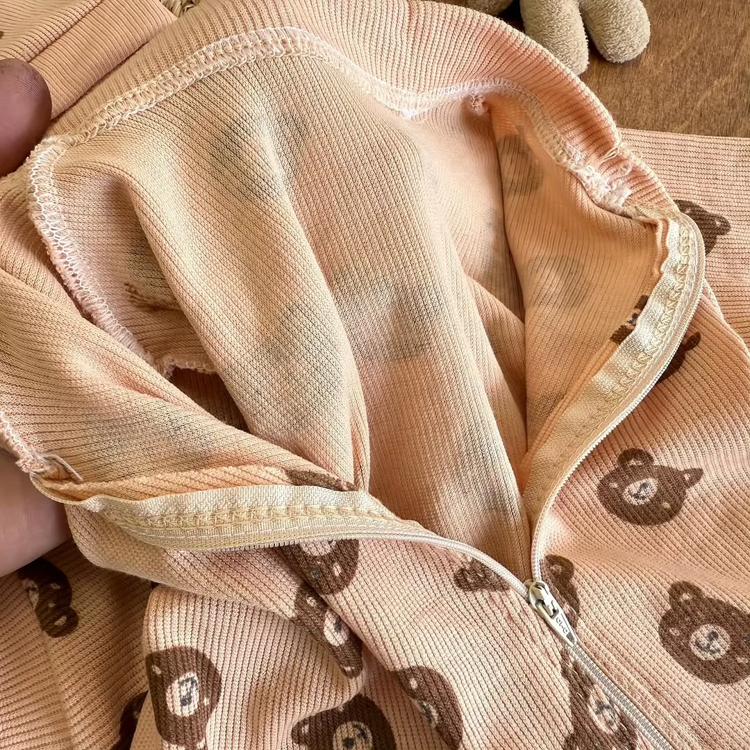 سرهمی کبریتی تمام زیپ خرس کد ۴۷۵۴