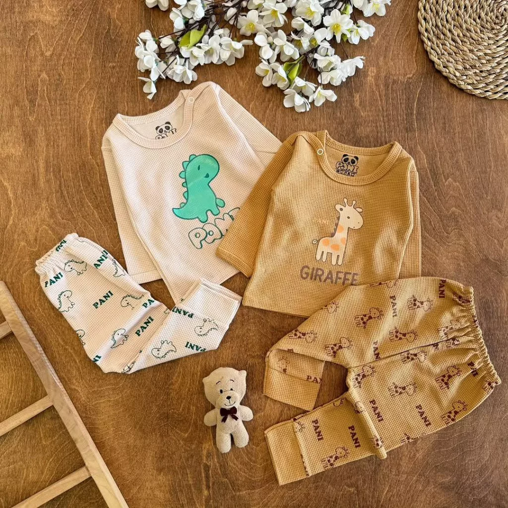 بلوز شلوار بیسکویتی سایز ۲ تا ۵ کد ۵۲۲۴