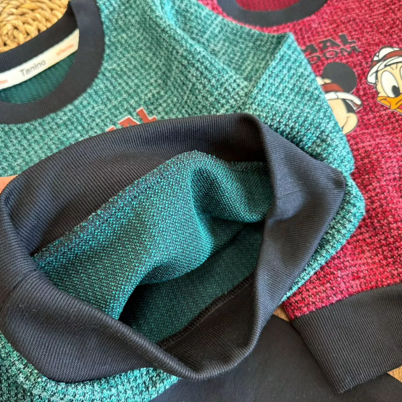 بلوز شلوار بیسکویتی ضخیم میکی و گوفی سایز ۳۵ تا ۵۰ کد ۵۳۰۹