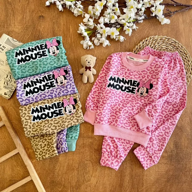 بلور شلوار مینی موس پلنگی (ایراددار) کد ۵۳۰۳-1