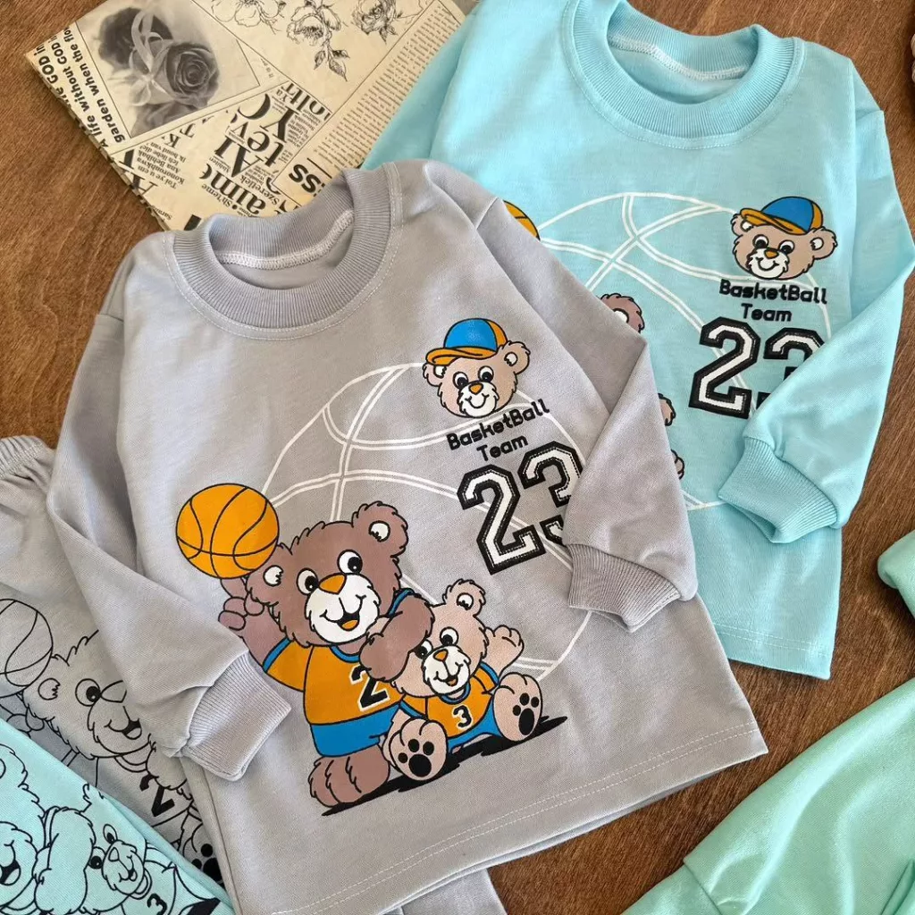 بلوز شلوار شماره ۲۳ بسکتبال سایز ۴ تا ۶ کد ۵۳۱۷