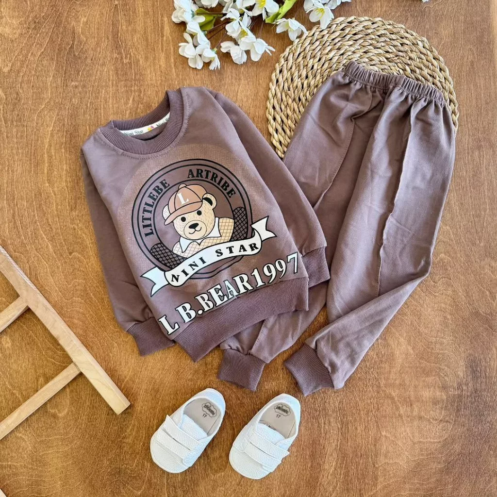 بلور شلوار خرس کلاه دار Bear 1997 سایز ۳۵ تا ۴۵ کد ۵۲۶۳