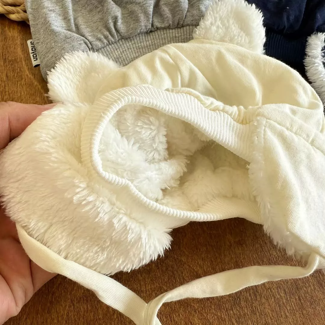 کلاه نخ پنبه پولیشی خرس نقلی کد ۵۲۷۸