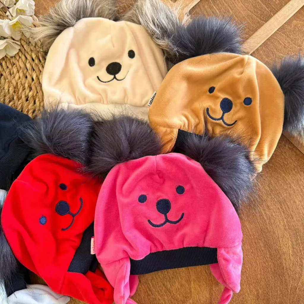 کلاه مخمل خرسی دو پوم کد ۵۲۸۵