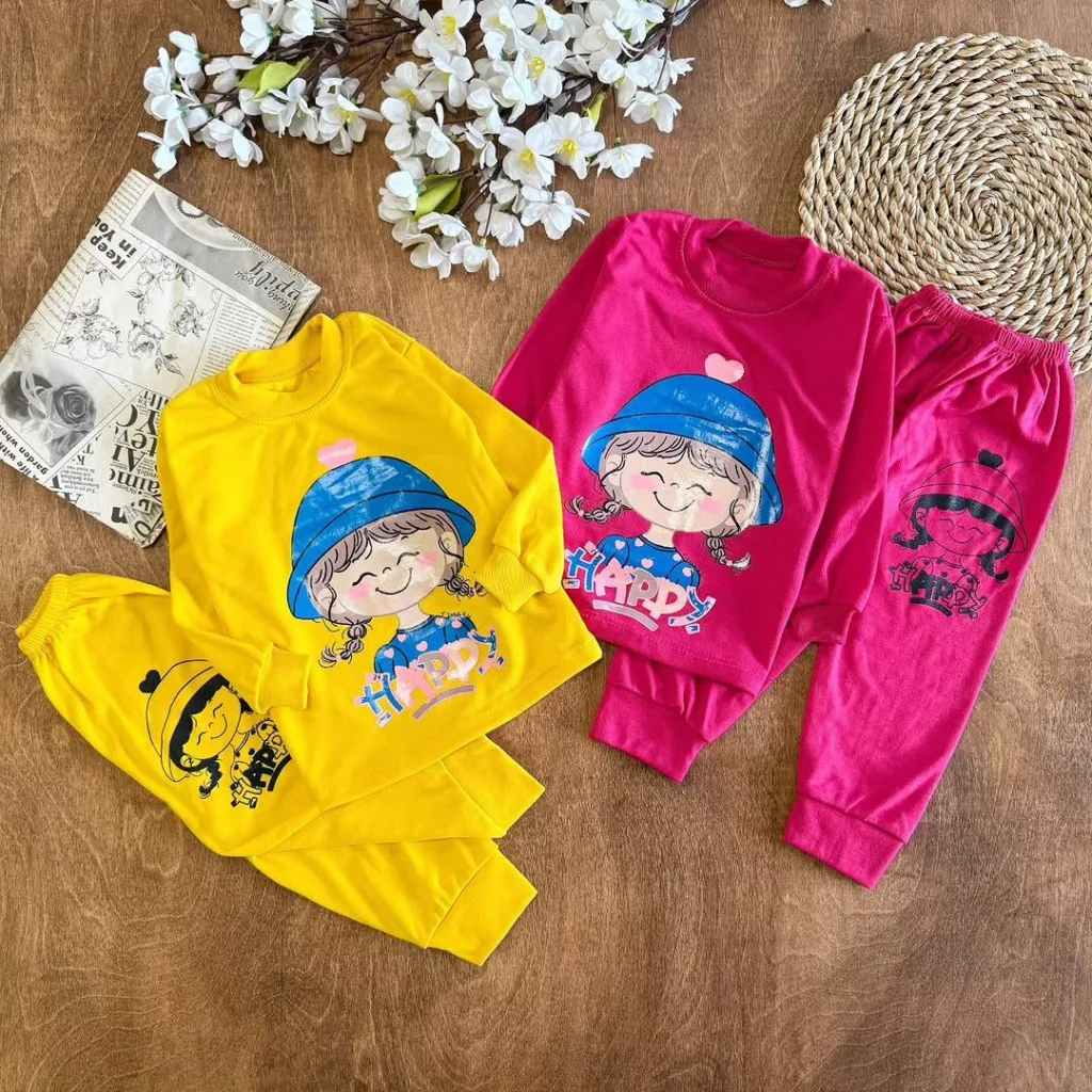 بلوز شلوار دختر شاد happy سایز ۴ تا ۶ کد ۵۳۲۵