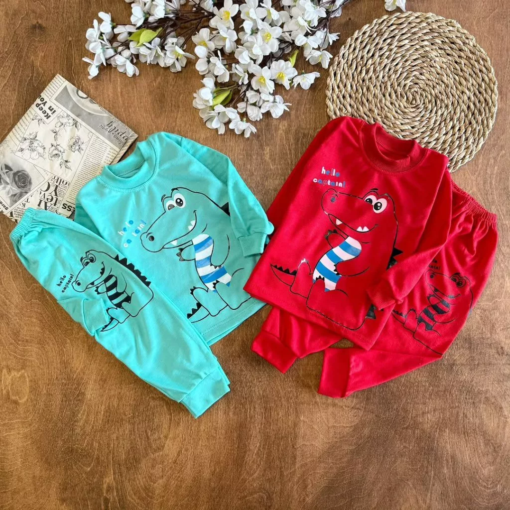 بلوز شلوار تمساح hello captain سایز ۴ تا ۶ کد ۵۳۲۶