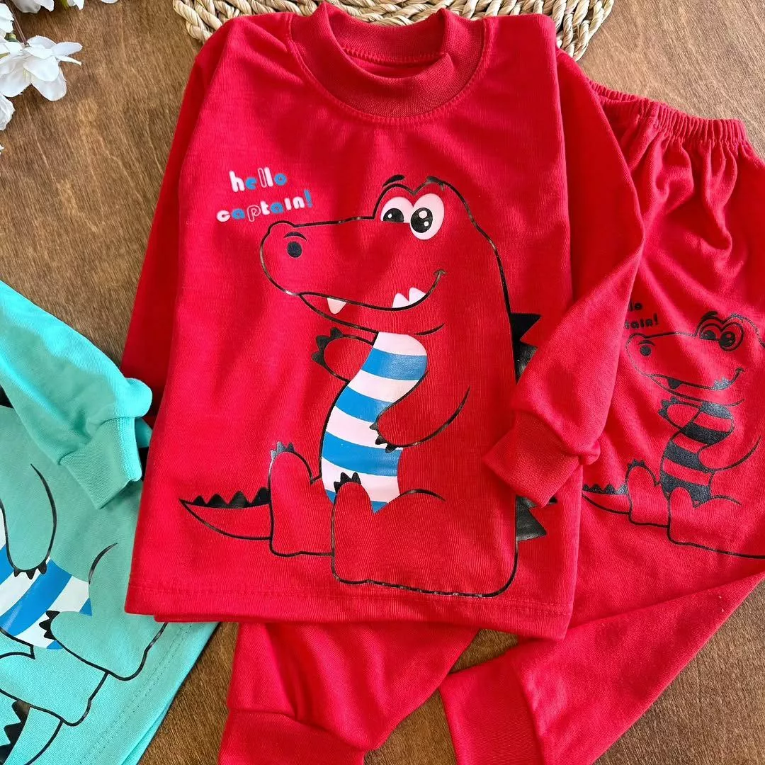 بلوز شلوار تمساح hello captain سایز ۴ تا ۶ کد ۵۳۲۶