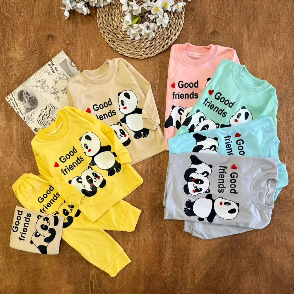 بلوز شلوار دو پاندا good friends سایز ۴ تا ۶ کد ۵۳۳۲