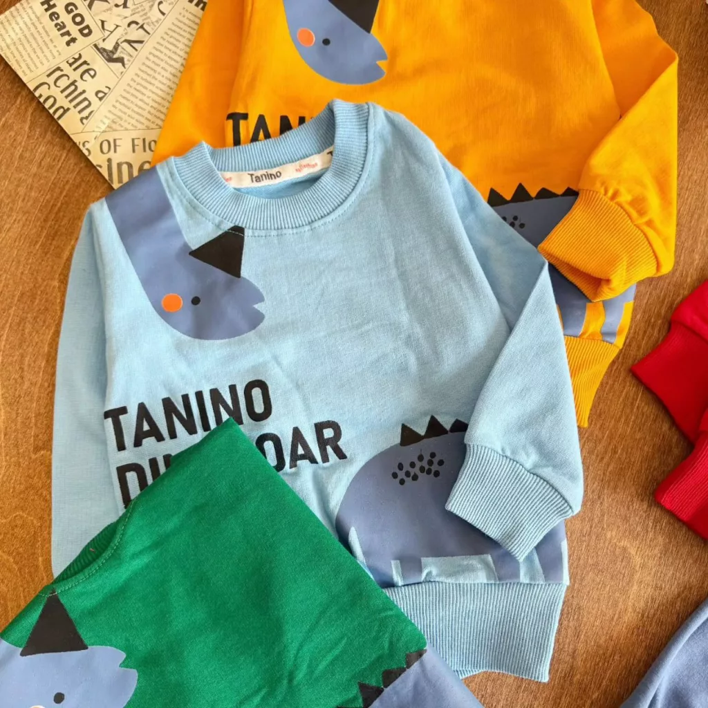 بلوز شلوار دایناسور Tanino سایز ۳۵ تا ۴۵ کد ۵۳۴۰