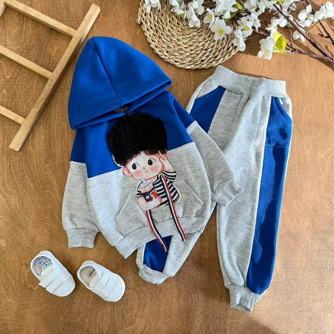 هودی شلوار توکرکی موفرفری سایز ۴۰ تا ۵۵ کد ۵۳۴۲