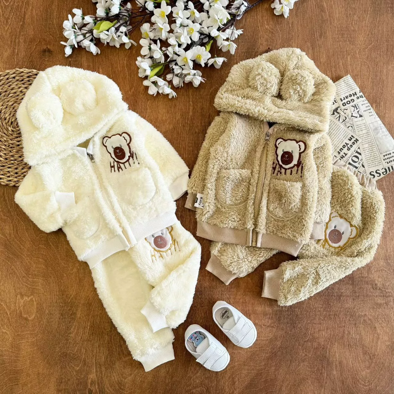 سویشرت شلوار پولیشی تدی سایز ۱ تا ۴ کد ۵۳۴۱