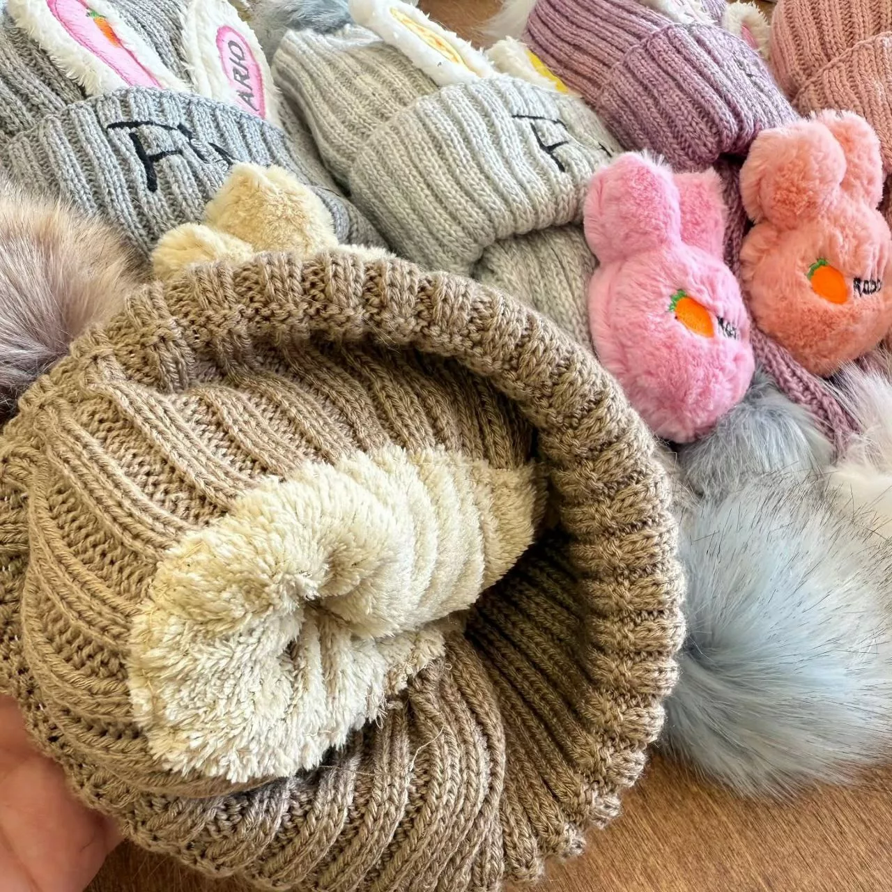 کلاه و شال خرگوشی (شال گردن دراز) fine کد ۵۳۴۳