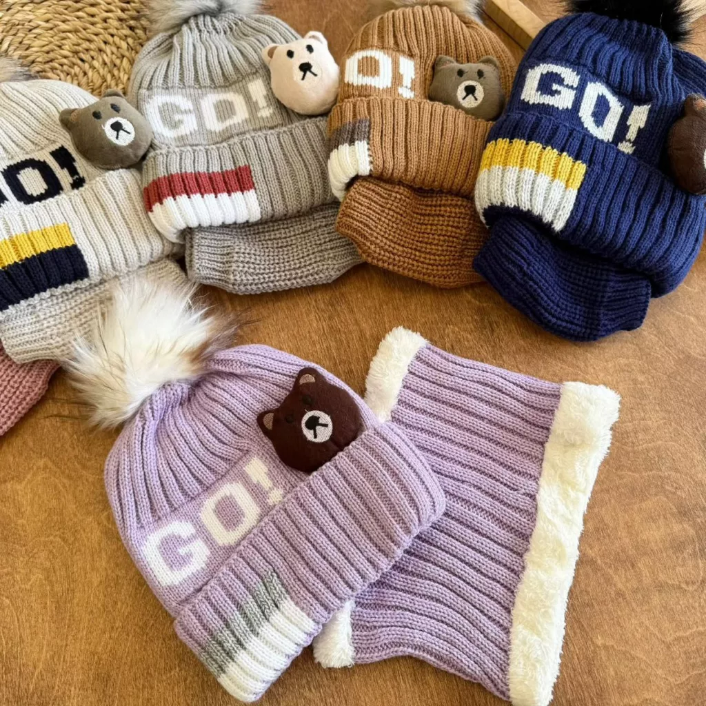 کلاه و شال گردنی عروسکی GO کد ۵۳۴۴