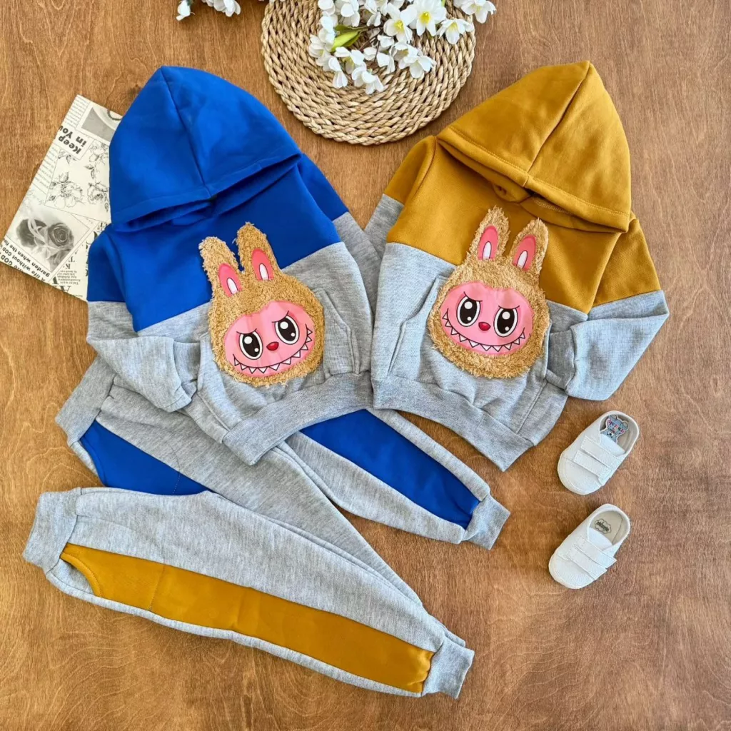 هودی شلوار توکرکی لبوبو سایز ۴۰ تا ۵۵ کد ۵۳۶۰