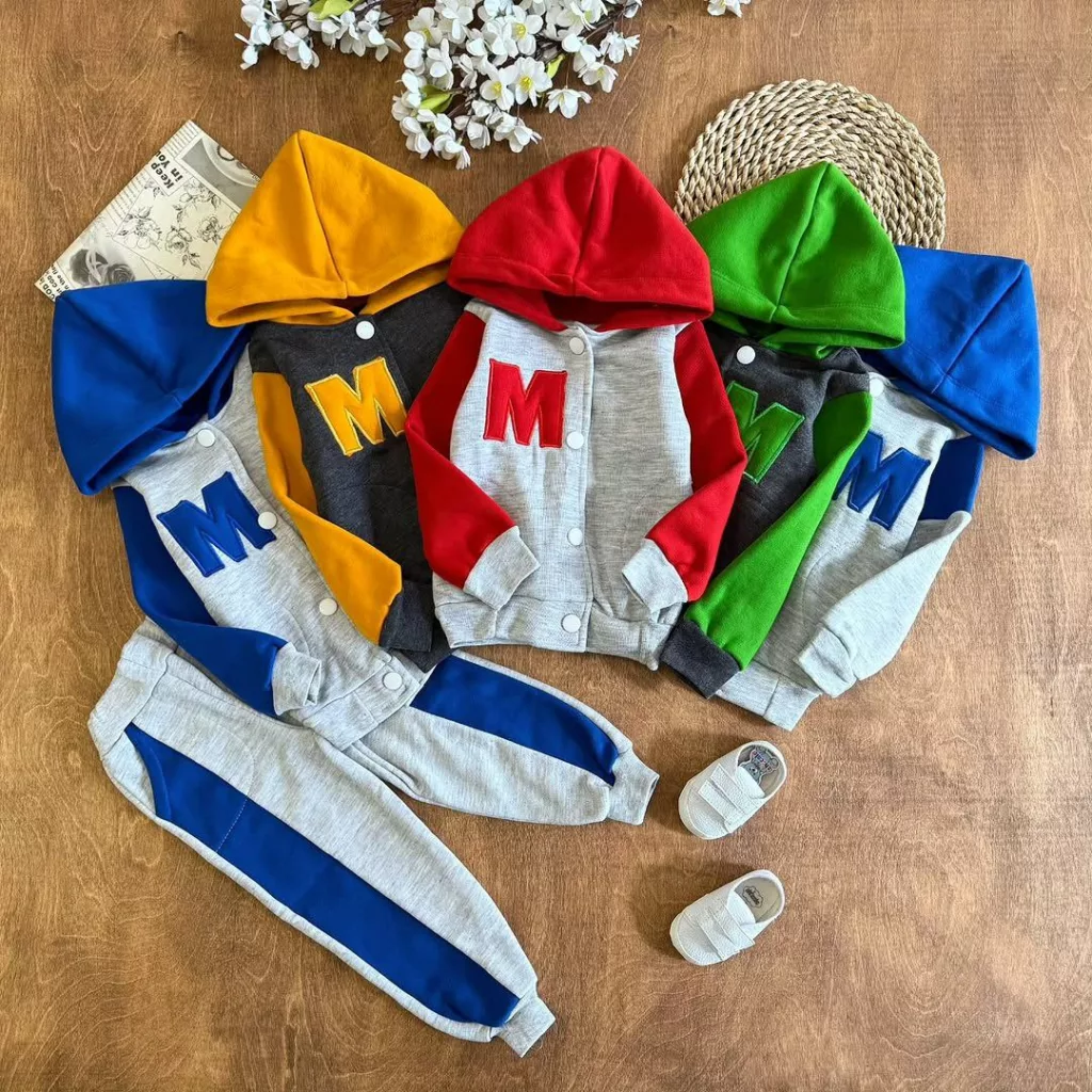 سویشرت شلوار توکرکی طرح M سایز ۴۰ تا ۵۵ کد ۵۳۶۱