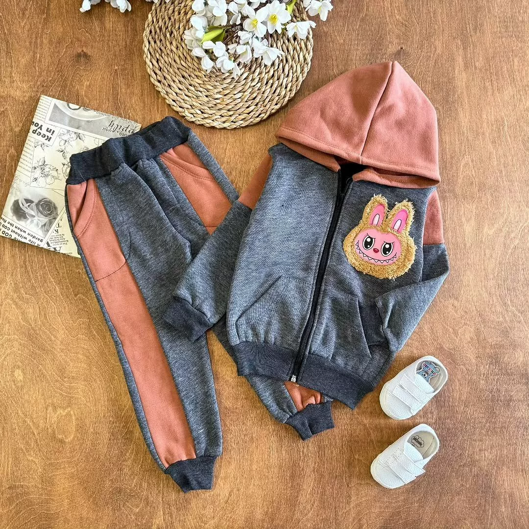 سویشرت شلوار توکرکی لبوبو سایز ۴۰ تا ۵۵ کد ۵۳۶۲