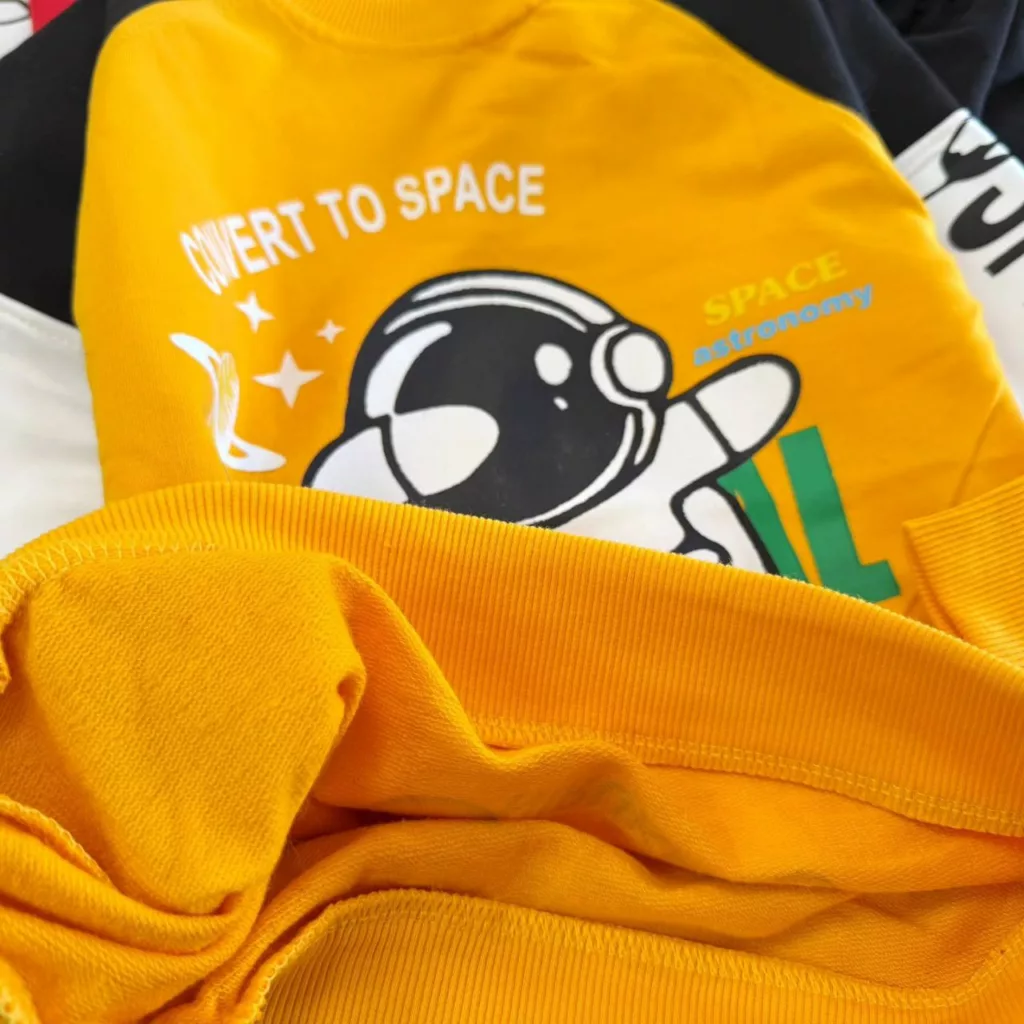 بلوز شلوار فضانورد convert to space سایز ۴۵،۵۰ کد ۵۳۶۴