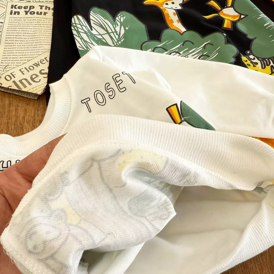 بلوز شلوار حیوانات جنگل سایز ۳۵ تا ۴۵ کد ۵۳۶۵