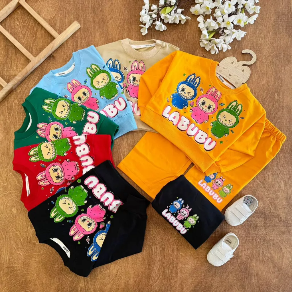 کراپ شلوار لبوبو Labubu سایز ۴۰،۴۵ کد ۵۳۷۲