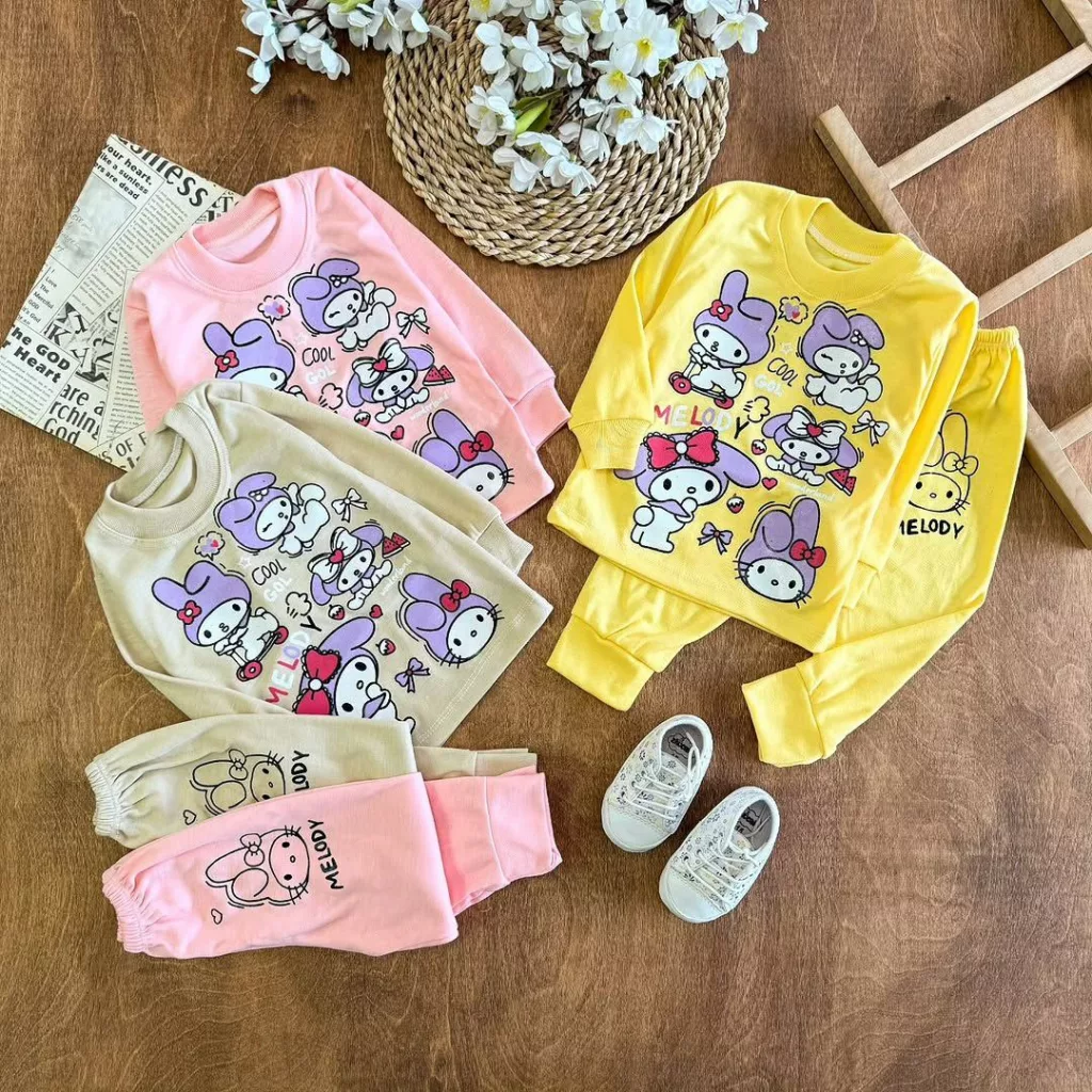 بلوز شلوار ملودی cool سایز ۴ تا ۶ کد ۵۳۷۵