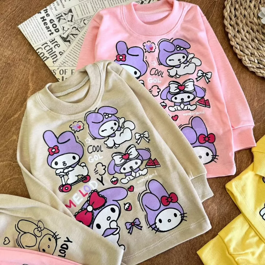 بلوز شلوار ملودی cool سایز ۴ تا ۶ کد ۵۳۷۵