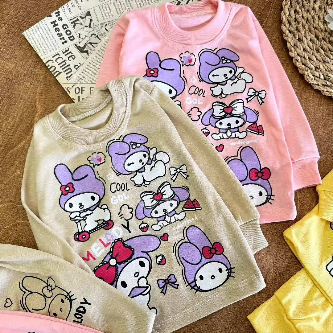 بلوز شلوار ملودی cool سایز ۴ تا ۶ کد ۵۳۷۵