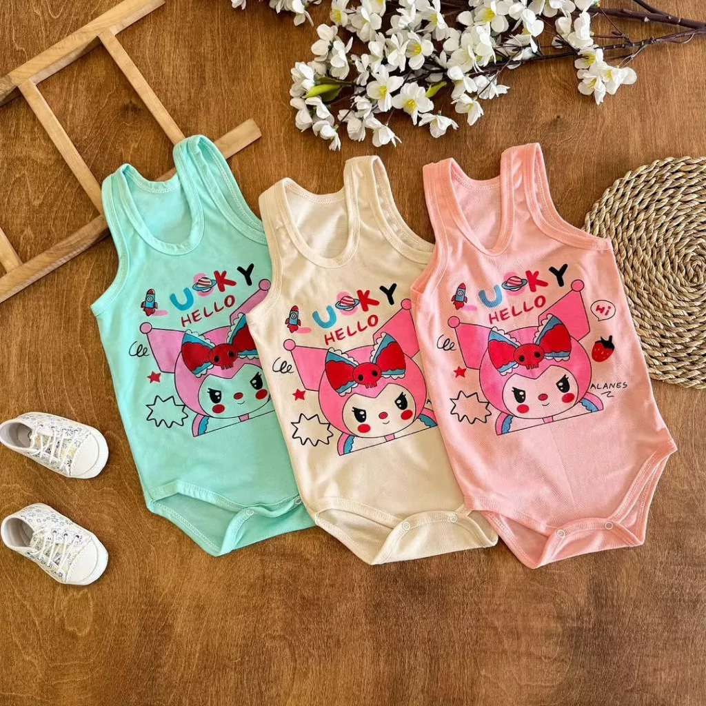 بادی رکابی کرومی Hello سایز ۵،۶ کد ۵۳۸۱