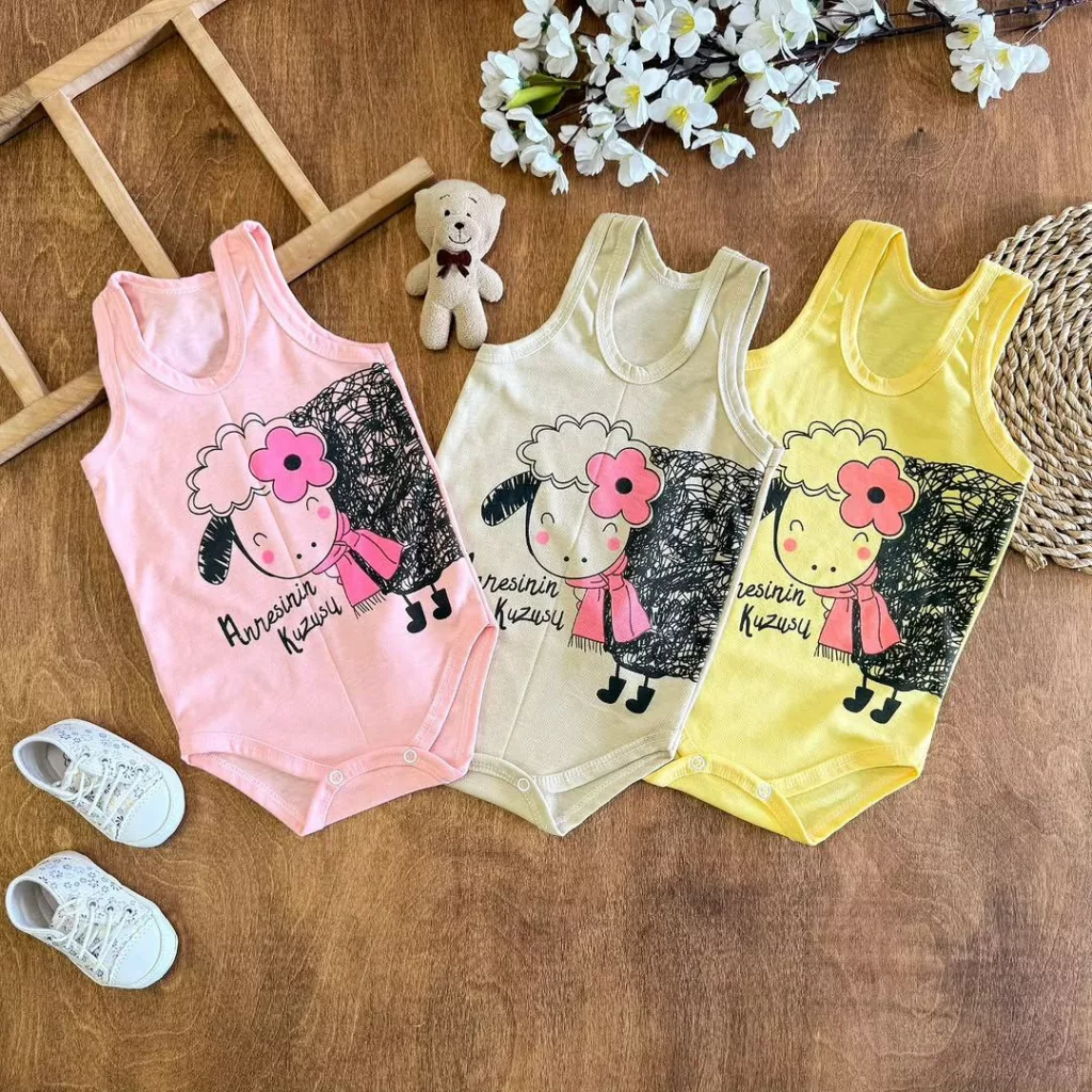 بادی رکابی ببعی گل به سر سایز 2،3 کد ۵۱۸۴