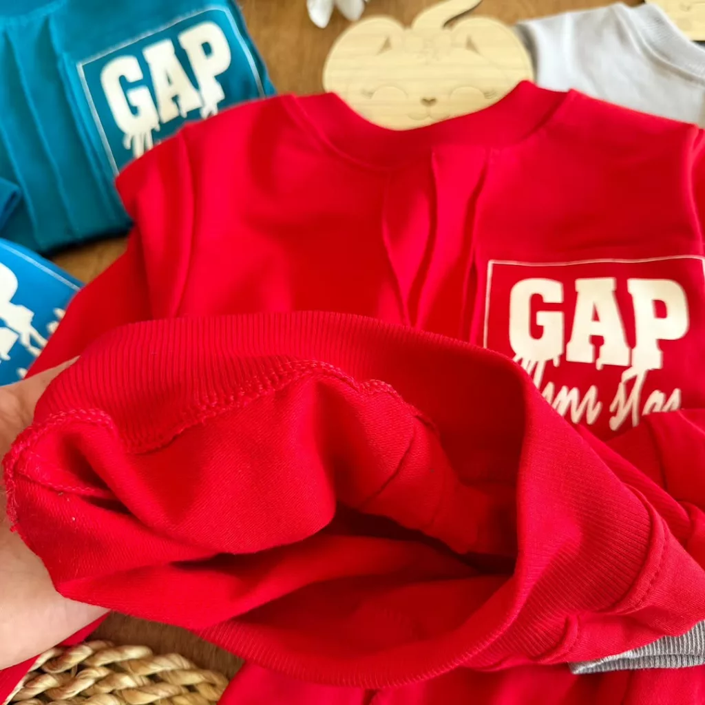 بلوز شلوار دورس پنبه طرح گپ Gap کد ۵۱۵۶