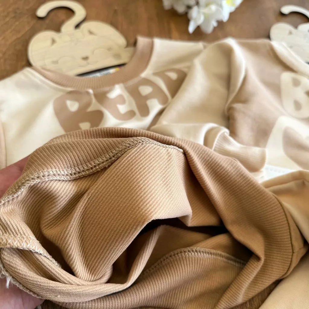 بلوز شلوار خرس گوش قلبی ns سایز 35 تا 45 کد 3909