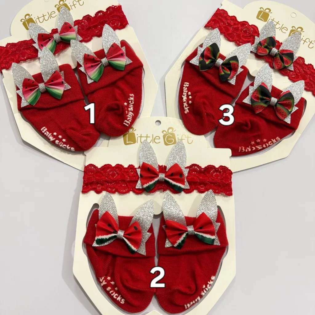 ست هد و جوراب یلدایی کد 2562