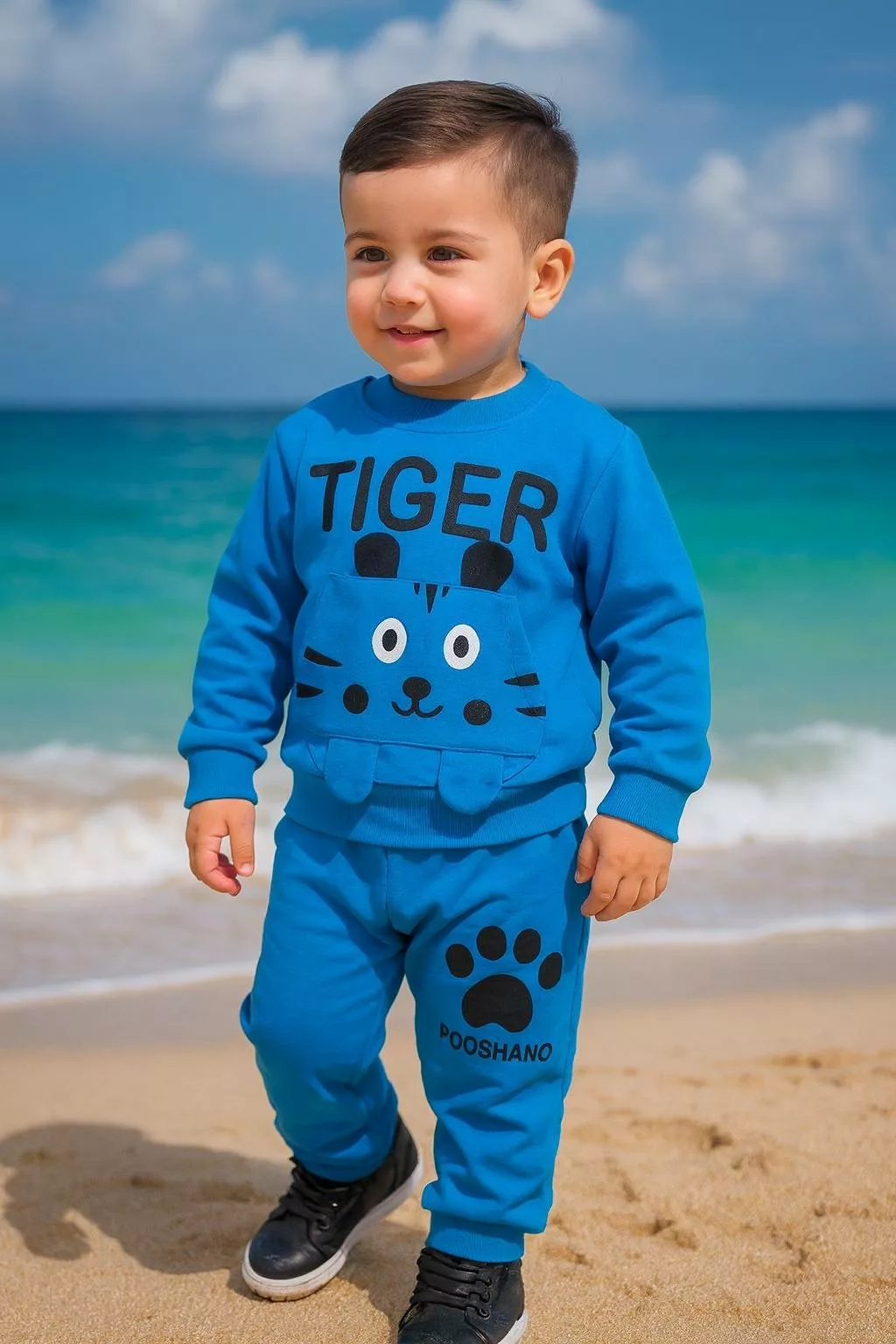 بلوز شلوار تایگر Tiger جیب کانگرویی سایز ۳۵ تا ۴۵ کد ۵۰۶۸