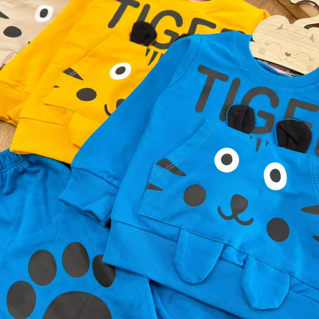 بلوز شلوار تایگر Tiger جیب کانگرویی سایز ۳۵ تا ۴۵ کد ۵۰۶۸