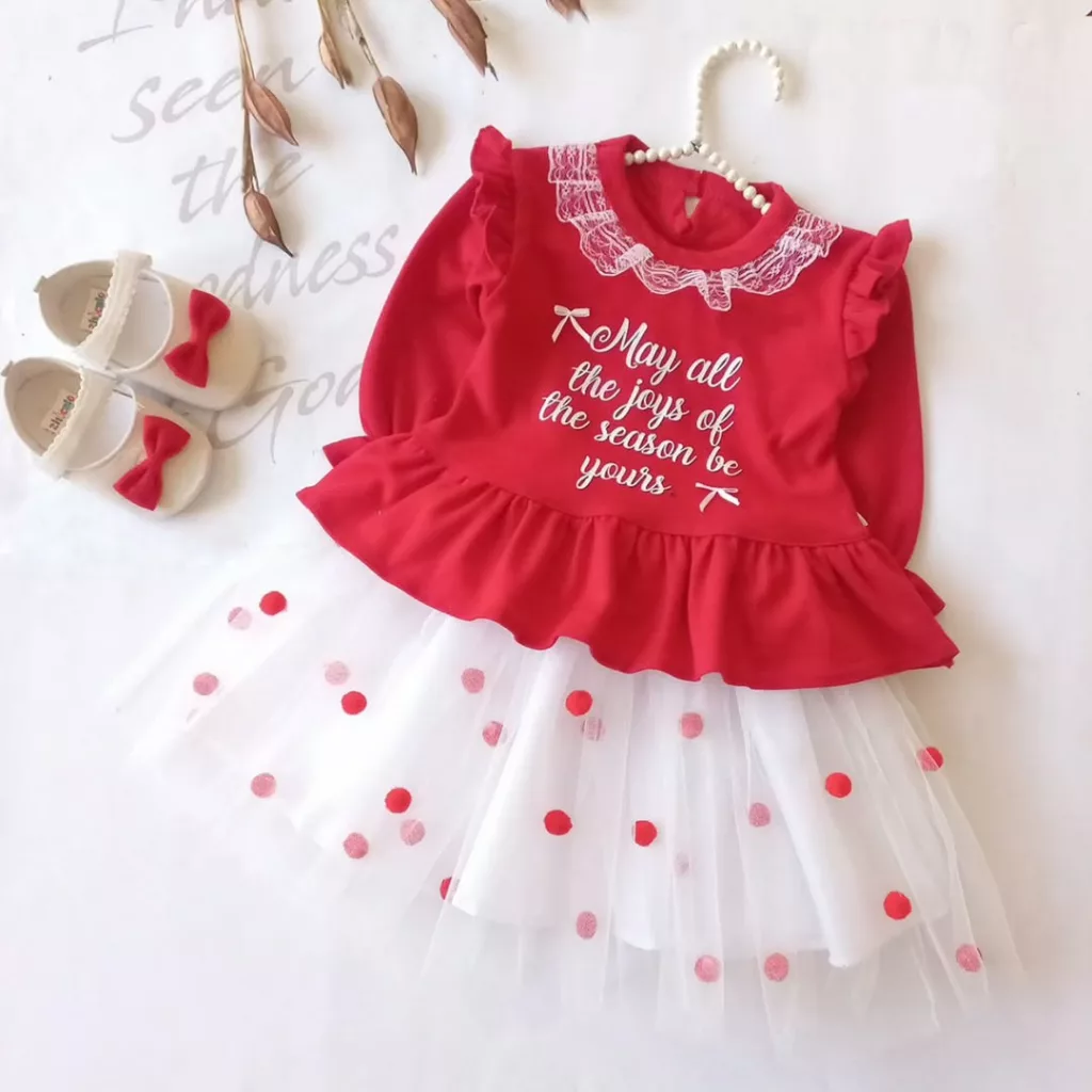 بلوز دامن تور قرمز مدل الینا کد 5544