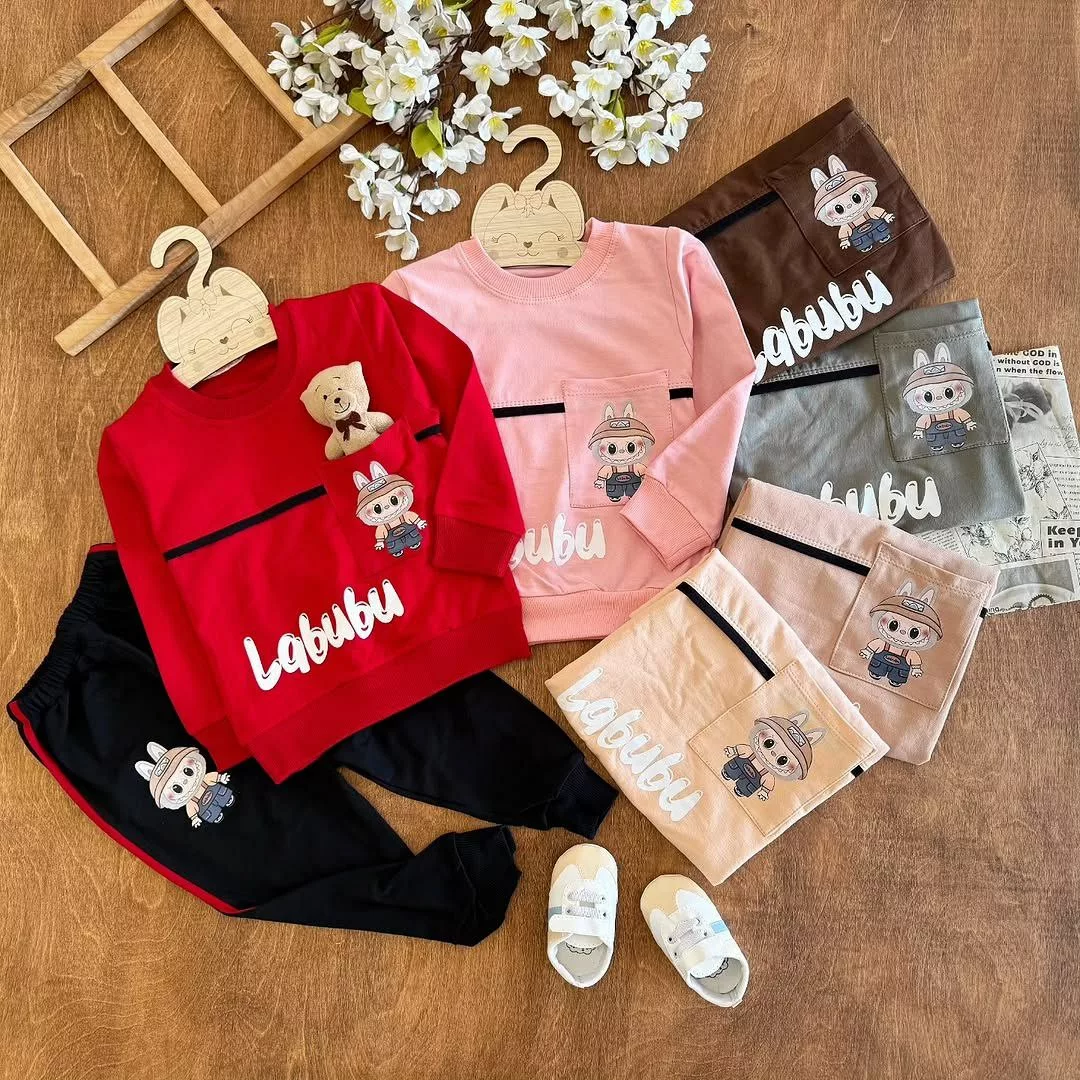 بلوز شلوار لبوبو نواری سایز ۴۰ تا ۵۵ کد ۵۳۹۹