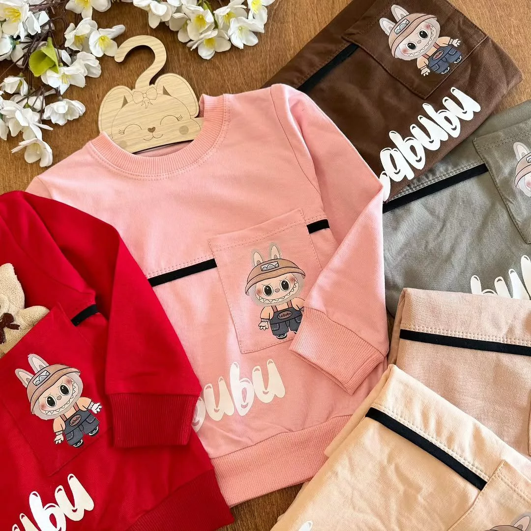 بلوز شلوار لبوبو نواری سایز ۴۰ تا ۵۵ کد ۵۳۹۹