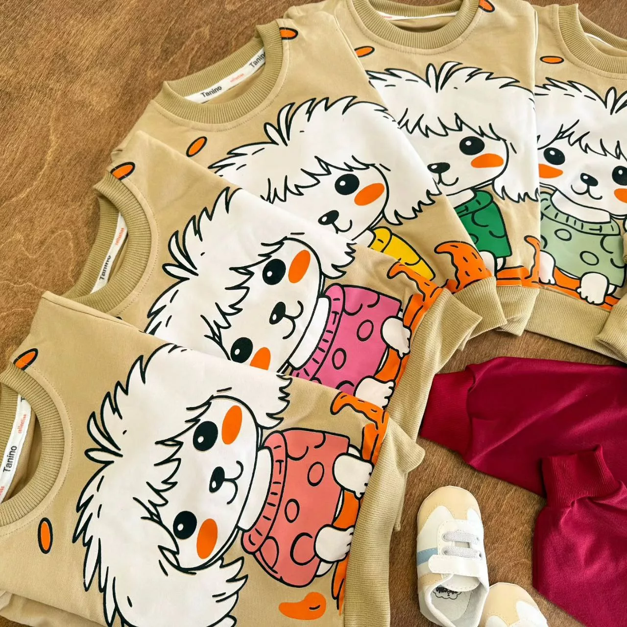 بلوز شلوار هاپوی پشمالو سایز ۳۵ تا ۴۵ کد ۵۴۰۰