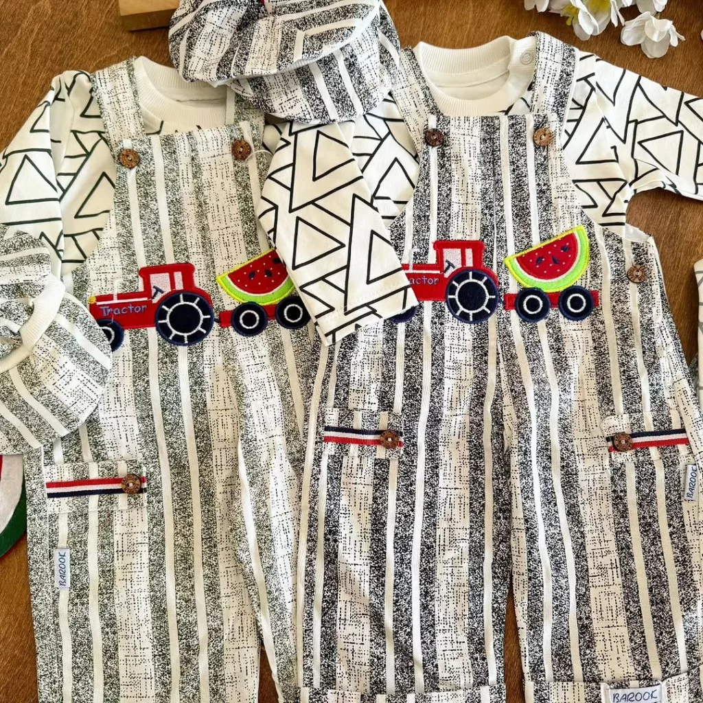 ست پیشبندی تراکتور یلدایی سایز ۱،۲ کد ۵۴۰۲