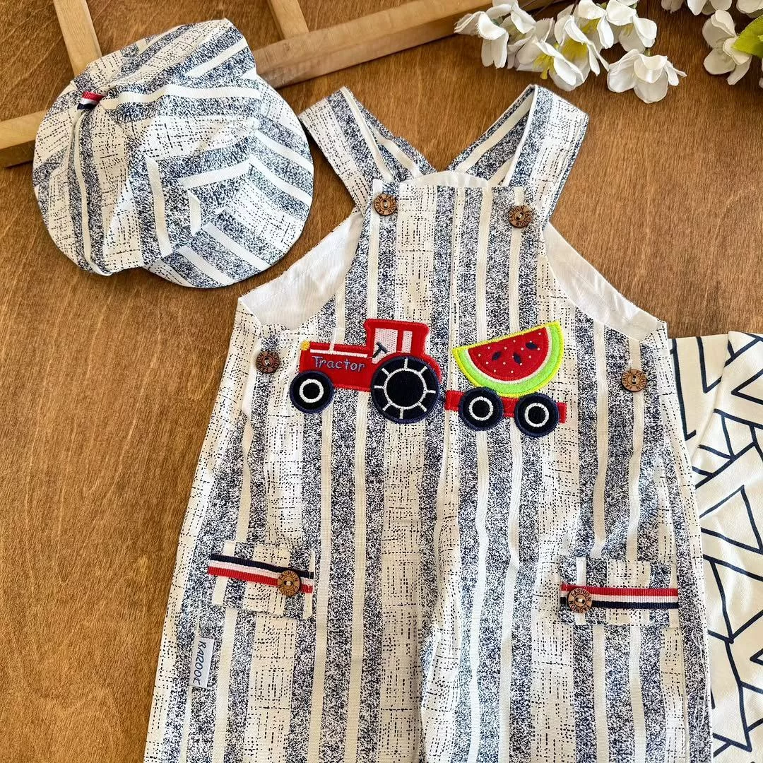 ست پیشبندی تراکتور یلدایی سایز ۱،۲ کد ۵۴۰۲