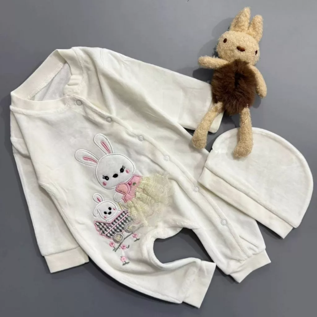 سرهمی مخمل خرگوش و کالسکه کد ۵۴۰۶