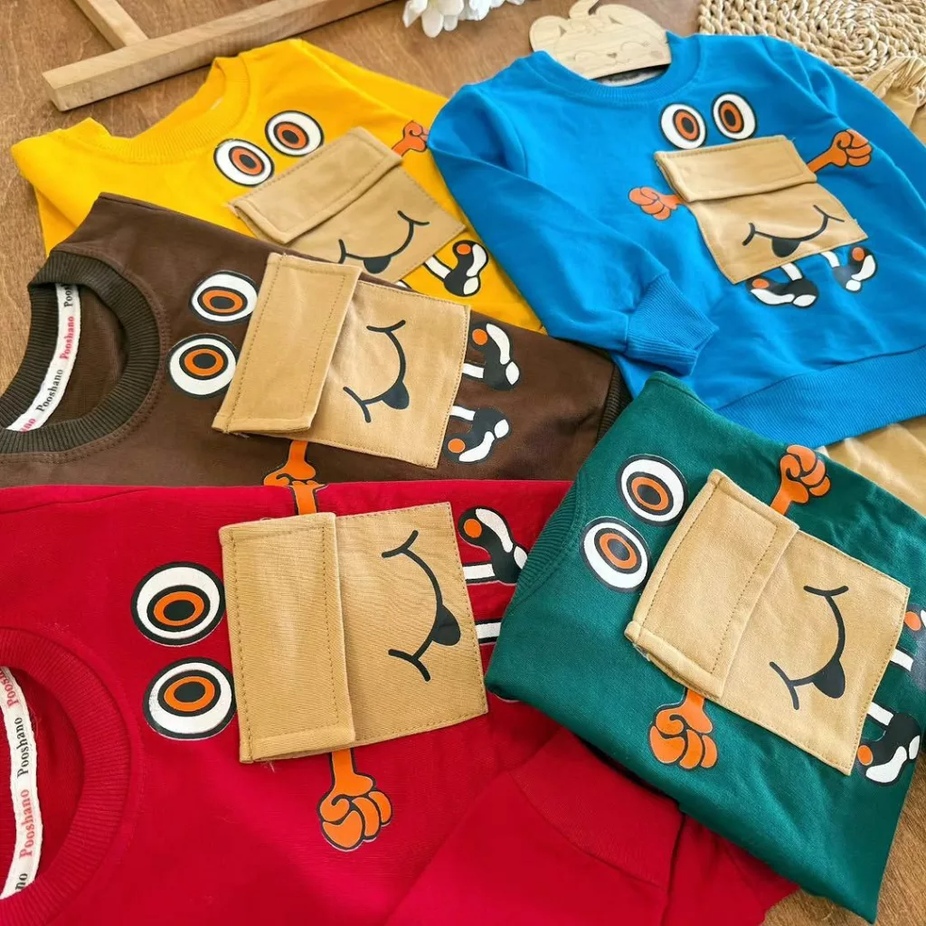 بلوز شلوار جیب پاکتی سایز ۳۵ تا ۵۰ کد ۵۴۰۳