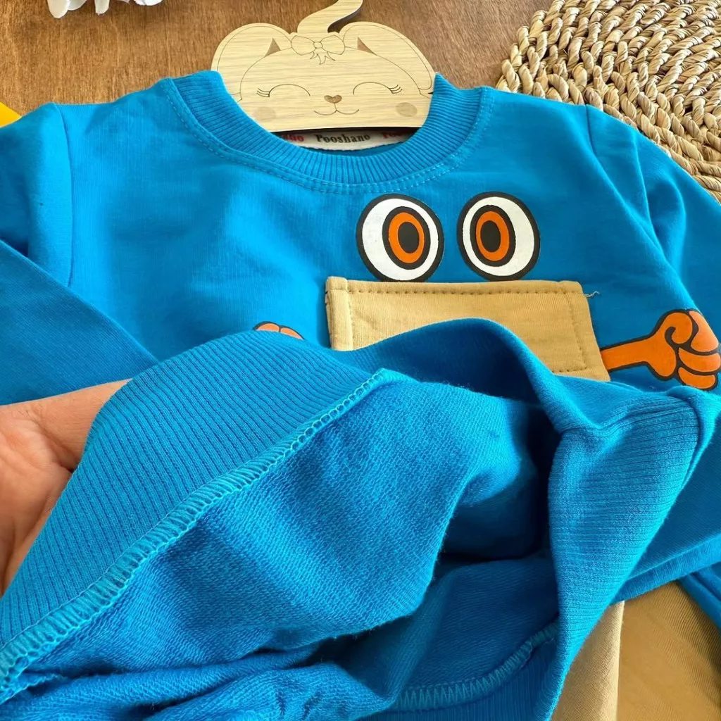 بلوز شلوار جیب پاکتی سایز ۳۵ تا ۵۰ کد ۵۴۰۳